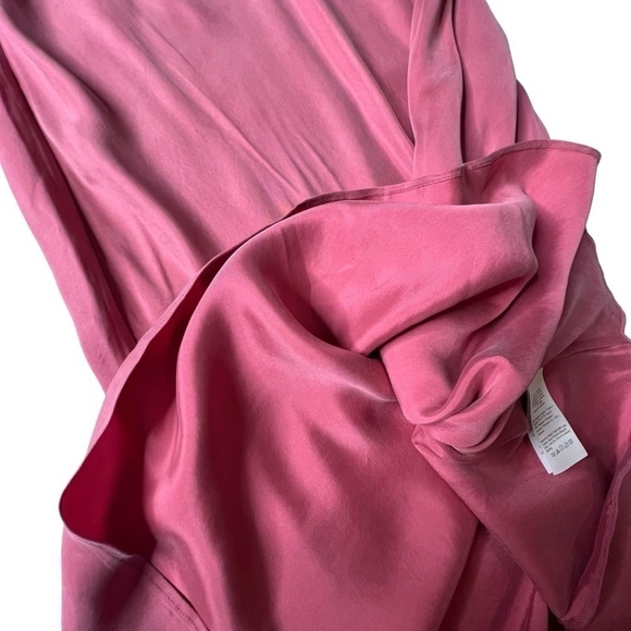 J.Crew Gwyneth Cupro-Blend MIDI Slip Dress in Dusty Pink Color Size 10 - Picture 11 of 12